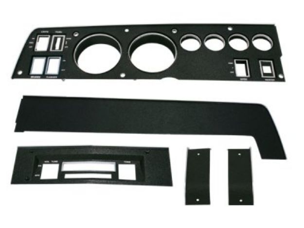 Picture of 141-RDSET Mopar 1969 B-body Rallye Dash Bezel Kit (Delete - no AC)