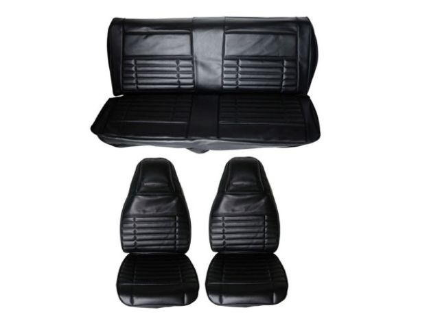 Picture of 6606-BUK-100 1972 Duster Demon Front Bucket RearBench Seat Cover