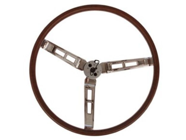 Picture of 1966-69 A,B,C-Body Rallye Woodgrain Steering Wheel Kit