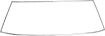 Picture of  2 Door Hardtop Windshield Molding Set For 1968-76 Dart, 1968-69 Barracuda 1972-76 Scamp