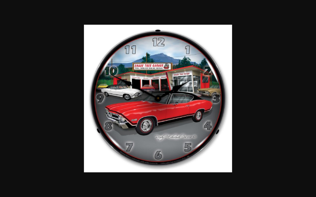 Picture of 1968-1968 Chevrolet Chevelle LED Clock. SS