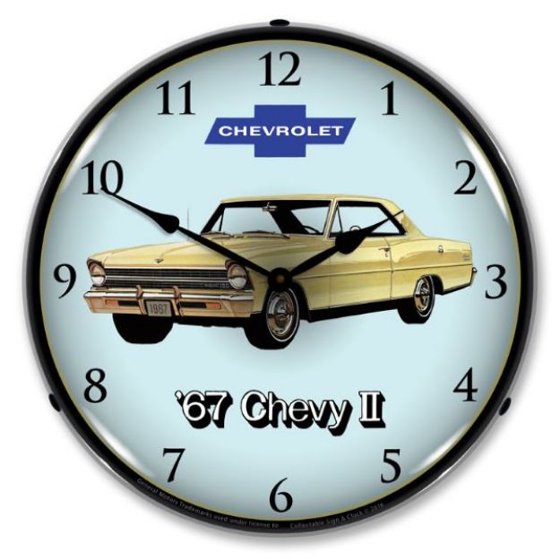 Picture of 1967-1967 Chevrolet Nova / Chevy II LED Clock. Super Sport