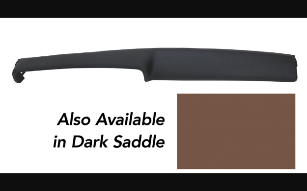 Picture of 1975-1976 Chevrolet Nova / Chevy II Dash Pad. Dark Saddle Without A/C