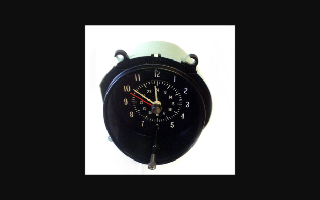 Picture of 1969-1972 Pontiac GTO Clock - W/Black Face