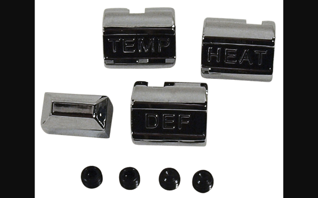 Picture of 1967-1967 Ford Mustang Heater Control Knobs - W/out Air Conditioning