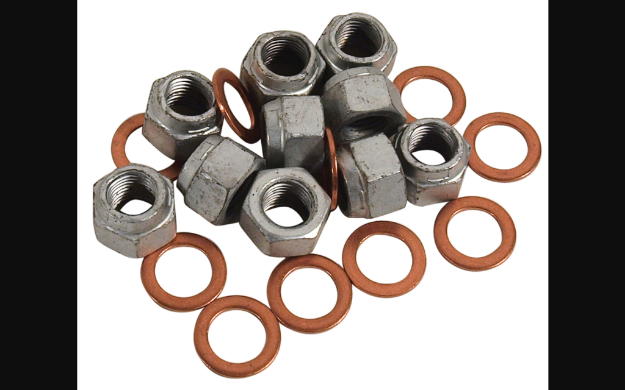 Picture of 1964-1973 Ford Mustang Differential Carrier Housing Locknuts & Copper Washers - 20 pcs