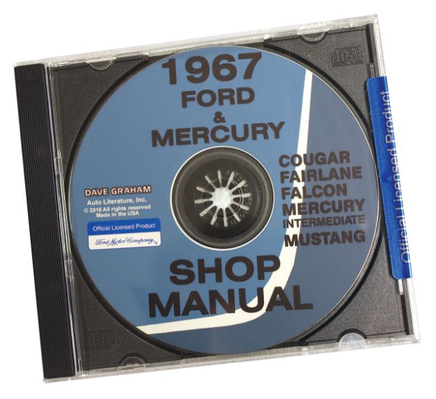 Picture of 1967-1967 Ford Mustang Shop Manual CD