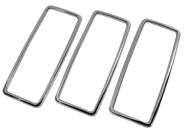 Picture of 1969-1969 Ford Mustang Tail Light Lens Trim - 3 Piece Set