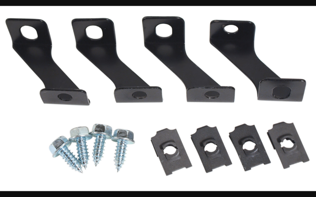 Picture of 1965-1966 Ford Mustang Fan Shroud Brackets - 2 Row - 4 Pieces