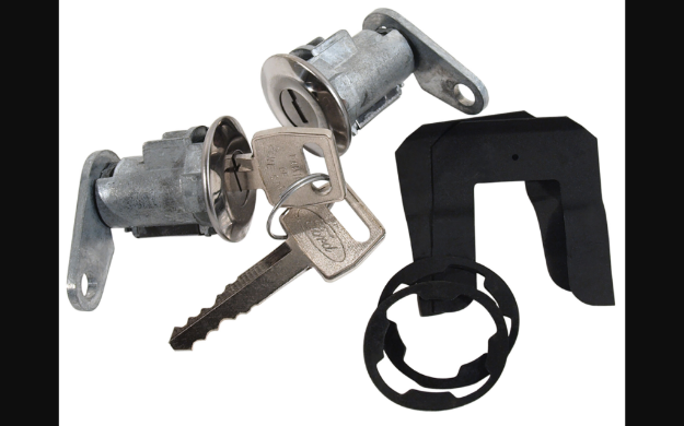 Picture of 1967-1978 Ford Mustang Door Locks - Original Logo - Large Head