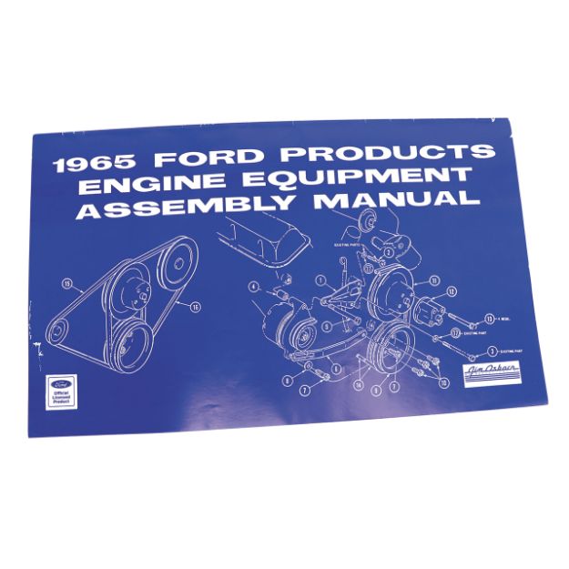 Picture of 1965-1965 Ford Mustang Assembly Manual. Engine Equpment