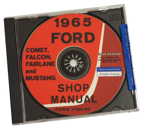 Picture of 1965-1965 Ford Mustang Shop Manual CD