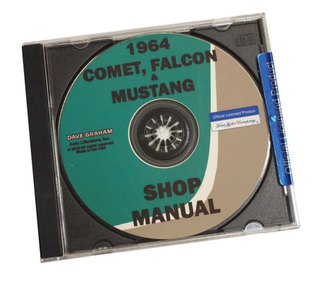 Picture of 1964-1965 Ford Mustang Shop Manual CD
