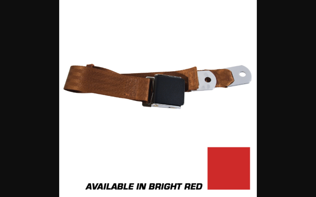 Picture of 1964-1968 Ford Mustang Seat Belt - Krinkle Finish Lift Latch Bright Red