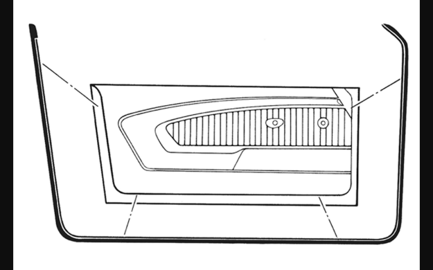 Picture of 1969-1970 Ford Mustang Door Main Weatherstrips