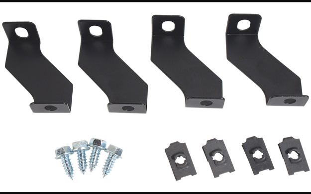 Picture of 1965-1966 Ford Mustang Fan Shroud Brackets - 3 Row - 4 Pieces