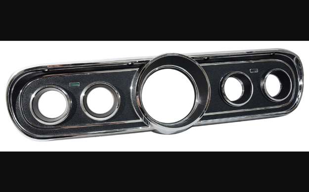 Picture of 1966-1966 Ford Mustang Black Instrument Cluster Bezel
