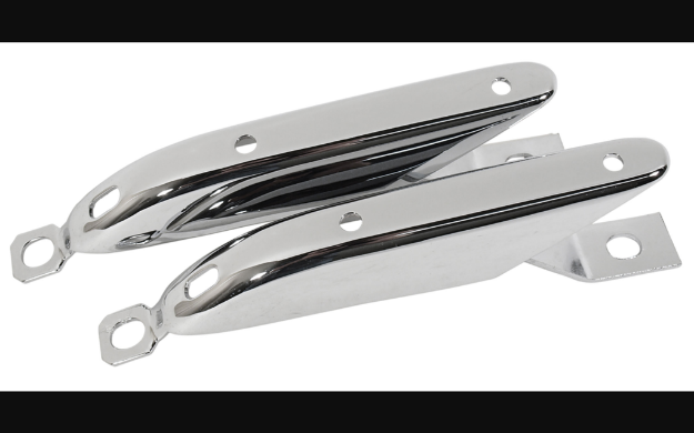 Picture of 1967-1968 Ford Mustang Bumper Guards. Rear Chrome