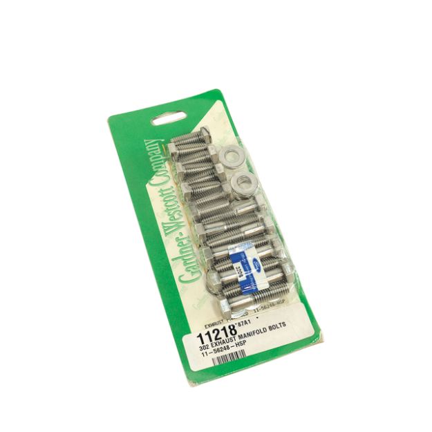 Picture of 1964-1973 Ford Mustang Exhaust Mnfd Bolts. 289/302 Ch W/Oval Logo