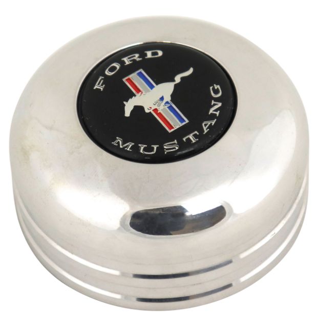 Picture of 1964-2021 Ford Mustang GT PERF HORN BUTTON BILLET W/MUSTAN