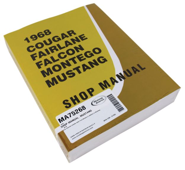 Picture of 1968-1968 Ford Mustang Shop Manual