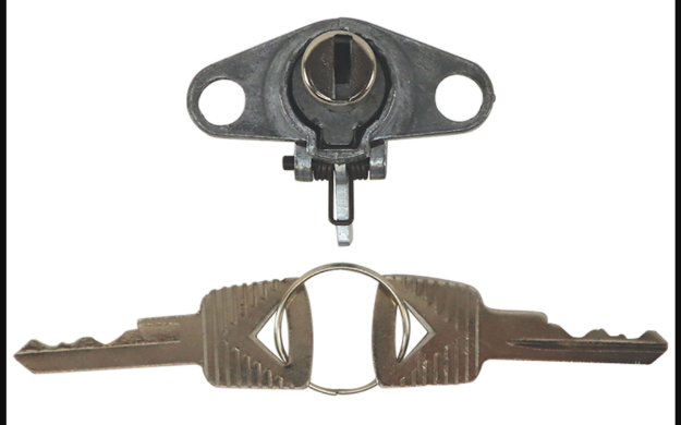 Picture of 1964-1965 Ford Mustang Glovebox Locks - W/Keys Standard - W/Curved Door