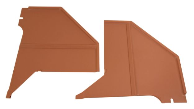Picture of 1967-1968 Ford Mustang Kick Panels - Saddle - Coupe & Fastback