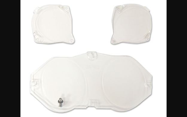 Picture of 1969-1970 Ford Mustang Instrument Lens Set - 3 piece W/Tachometer