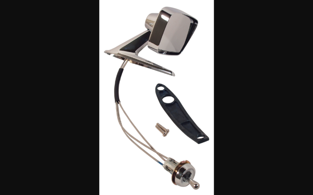 Picture of 1967-1968 Ford Mustang Outside Mirror - Deluxe Remote - Left Side