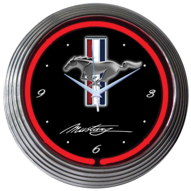 Picture of 1964-2021 Ford Mustang Neon Clock