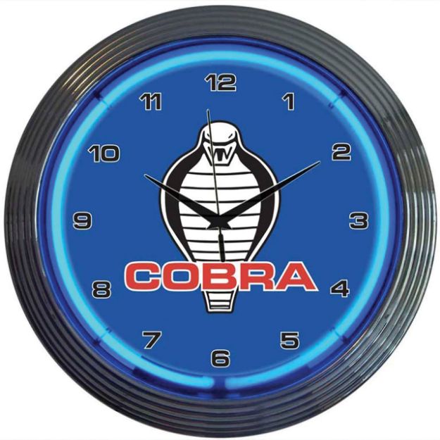 Picture of 1964-2021 Ford Mustang Cobra Neon Clock