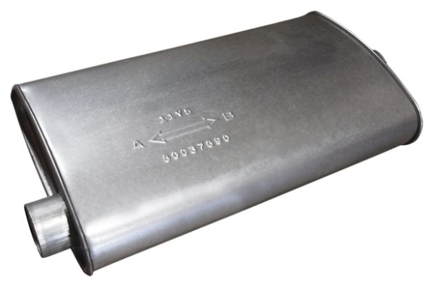 Picture of 1968-1973 Ford Mustang Single Exhaust Muffler - 2.25" - 289, 302, & 351ci 8 cylinder