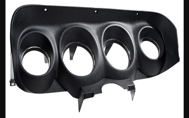 Picture of 1970-1970 Ford Mustang Black Instrument Cluster Bezel W/Camera Case Finish