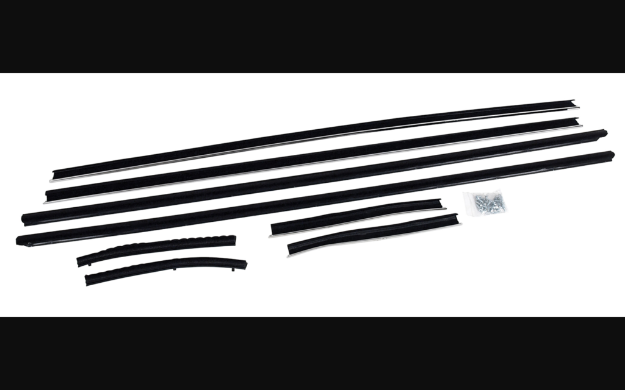 Picture of 1969-1970 Ford Mustang Door Felts - Inner & Outer - Convertible - 8 pieces