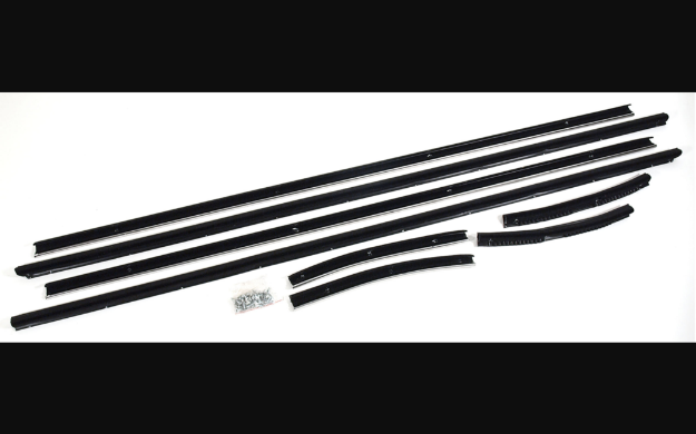 Picture of 1969-1970 Ford Mustang Door Felts - Inner & Outer - Coupe - 8 pieces