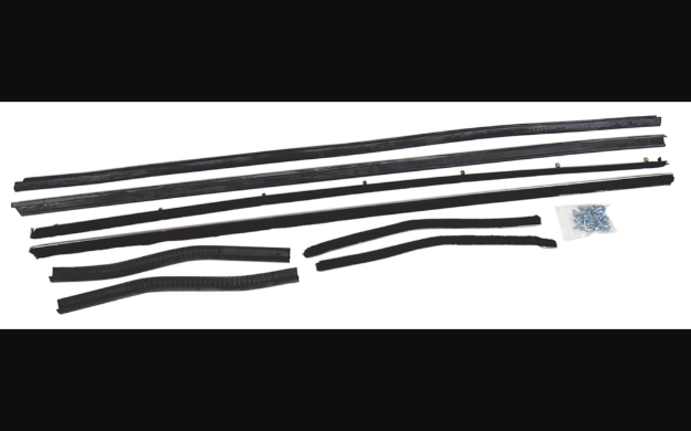 Picture of 1967-1968 Ford Mustang Door Felts - Inner & Outer - Coupe - 8 pieces