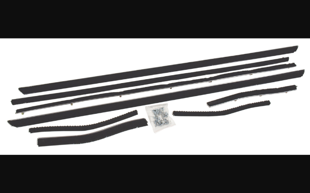 Picture of 1965-1966 Ford Mustang Door Felts - Inner & Outer - Coupe & Convertible - 8 pieces