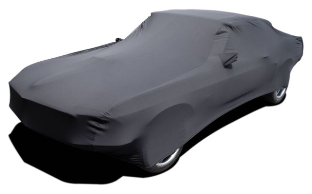 Picture of 1969-1970 Ford Mustang Onyx Indoor Car Cover - Black - Convertible