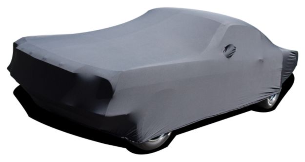 Picture of 1965-1968 Ford Mustang Onyx Indoor Car Cover - Black - Fastback