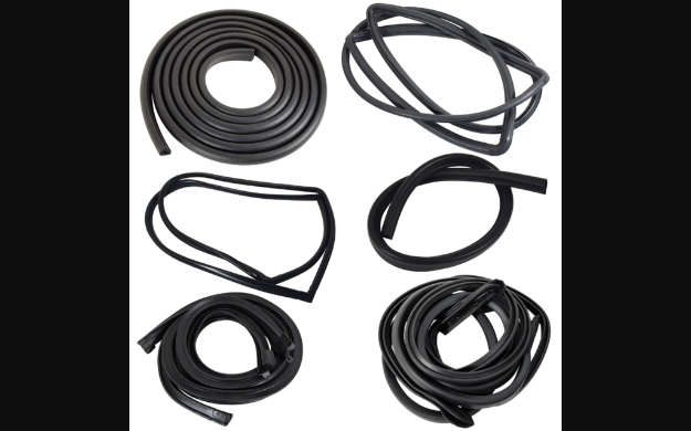 Picture of 1967-1968 Ford Mustang Coupe Body Weatherstrip Kit - Basic 8 pieces