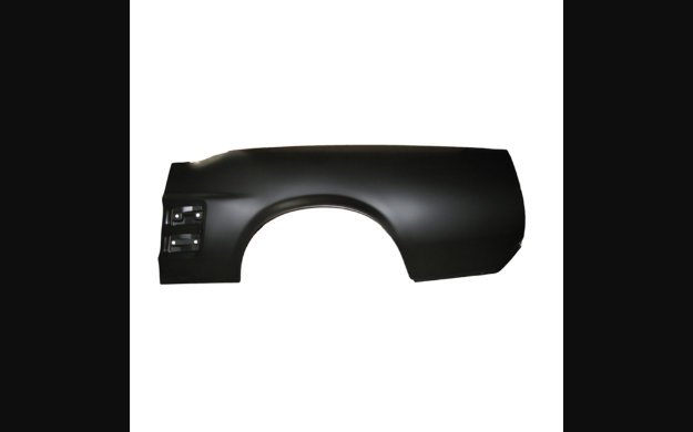 Picture of 1967-1967 Ford Mustang Quarter Panel Skin W/Louver Bracket - Coupe/Convertible - LH
