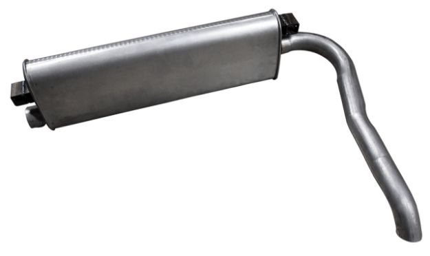 Picture of 1967-1967 Ford Mustang Single Exhaust Muffler W/Welded Tailpipe - 2" - 289ci