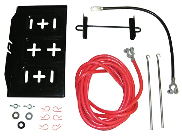 Picture of 1964-1973 Ford Mustang Trunk Mount Battery Kit