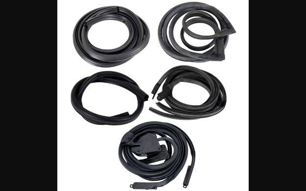 Picture of 1971-1973 Ford Mustang Fastback Body Weatherstrip Kit - Basic 7 pieces