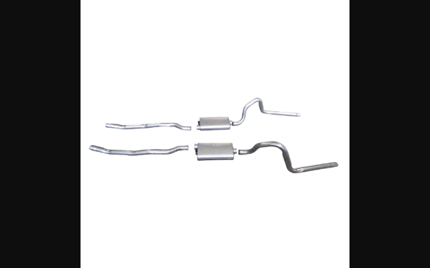 Picture of 1967-1968 Ford Mustang Dual Exhaust System - 289ci - 2" W/Non-Resonator Tailpipes
