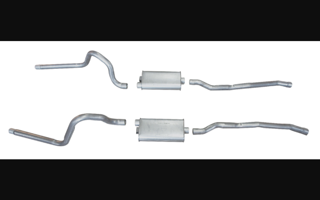 Picture of 1965-1966 Ford Mustang Dual Exhaust System - 289ci - 2" W/Non-Resonator Tailpipes