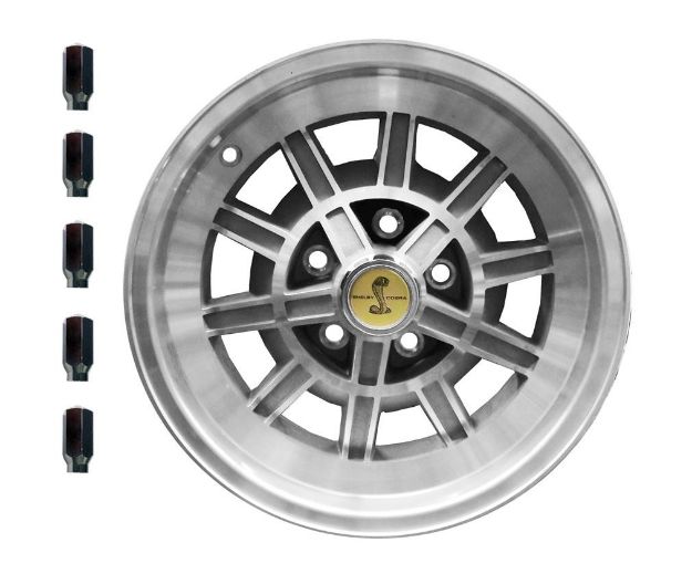 Picture of 1964-1973 Ford Mustang Shelby 10 Spoke Wheel With Cap & Lug Nuts