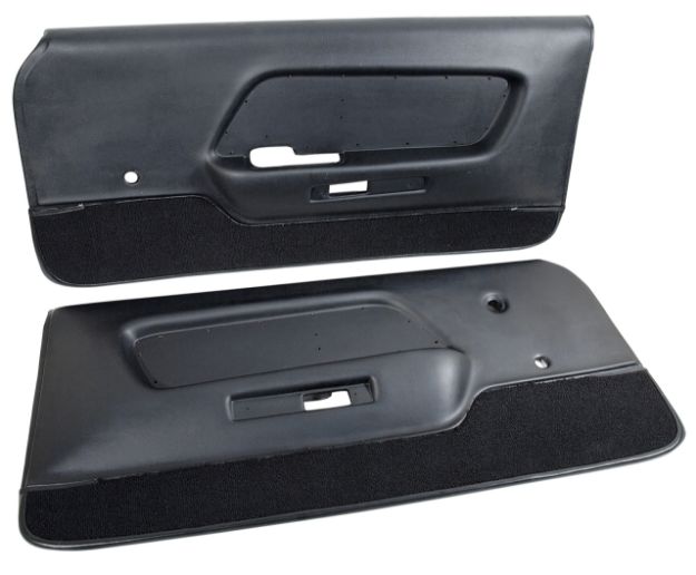 Picture of 1970-1970 Ford Mustang Deluxe Door Panels - Black