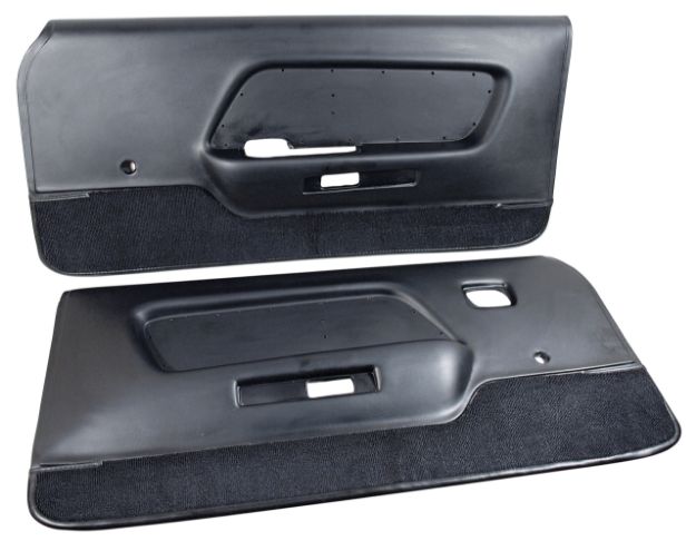 Picture of 1969-1969 Ford Mustang Deluxe Door Panels - Black