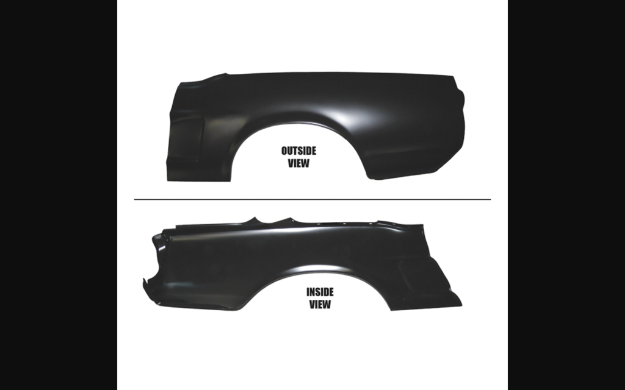 Picture of 1968-1968 Ford Mustang OE Quarter Panel W/O Indent - Convertible - LH